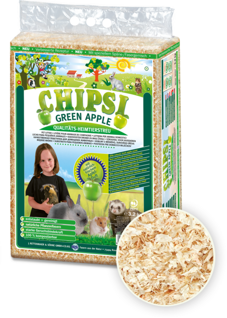 Chipsi Plus Green Apple 3.2KG