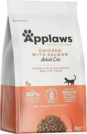 Applaws Chicken & Salmon Dry Adult Cat Food 2kg